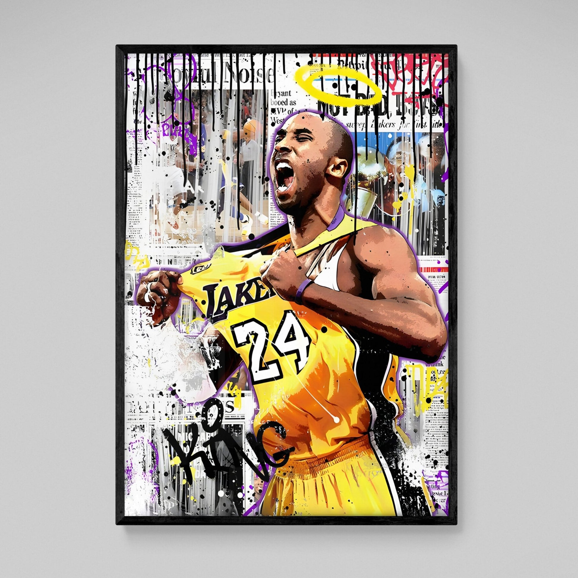 Cuadro Graffiti Kobe Bryant - La Casa Del Cuadro