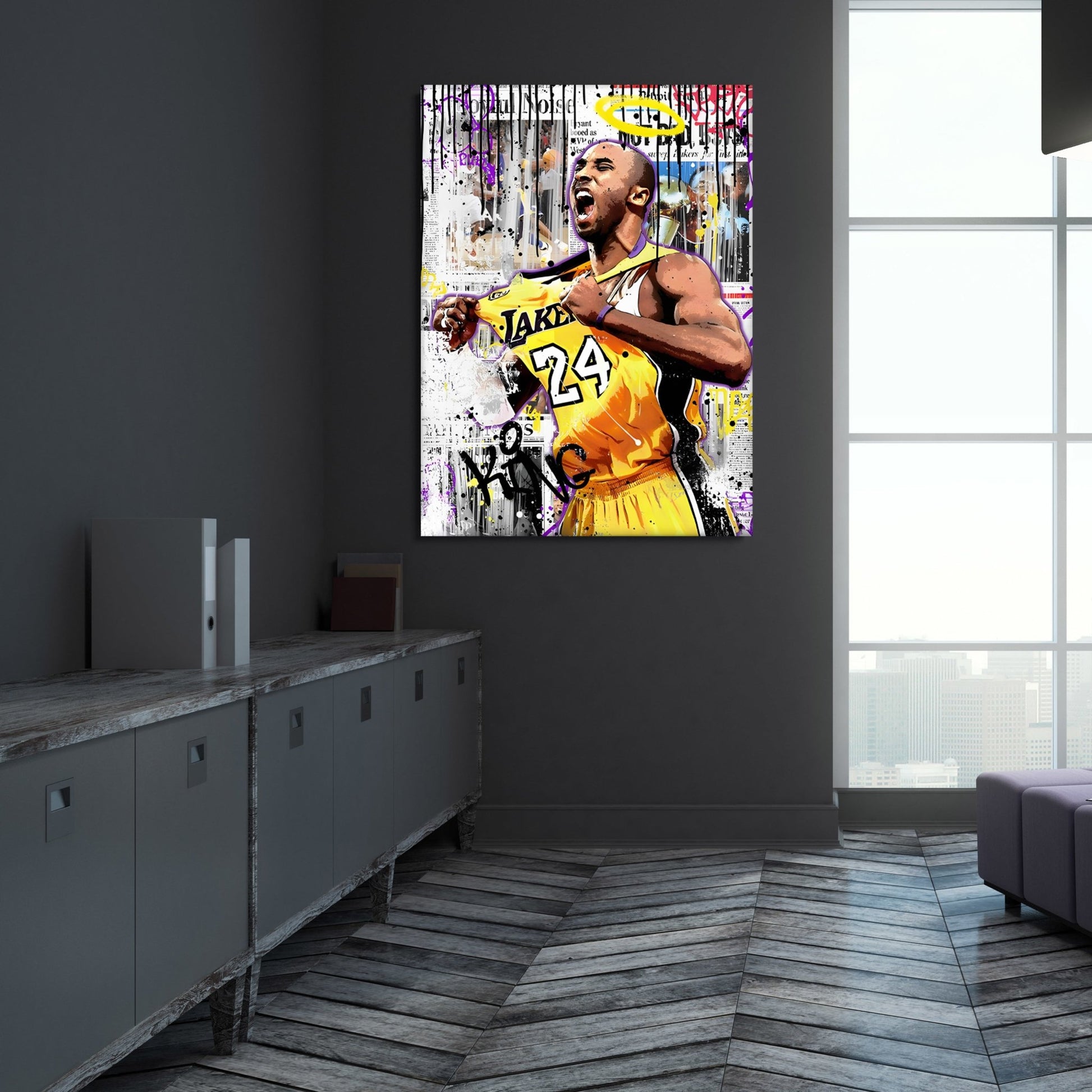 Cuadro Graffiti Kobe Bryant - La Casa Del Cuadro