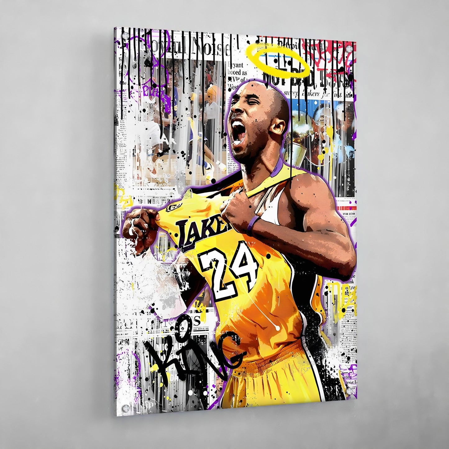 Cuadro Graffiti Kobe Bryant - La Casa Del Cuadro