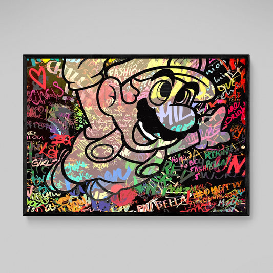 Cuadro Graffiti Mario - La Casa Del Cuadro