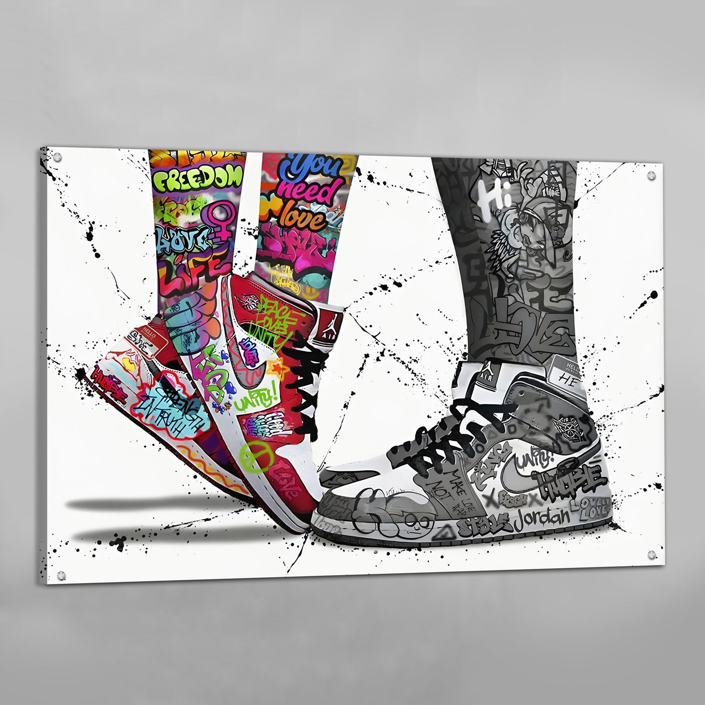 Cuadro Graffiti Sneakers - La Casa Del Cuadro