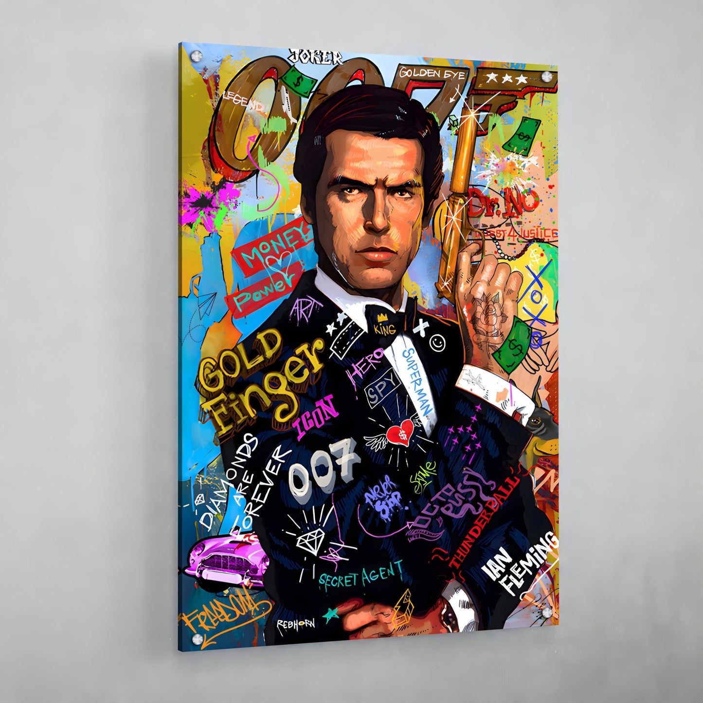 Cuadro James Bond Pop Art - La Casa Del Cuadro