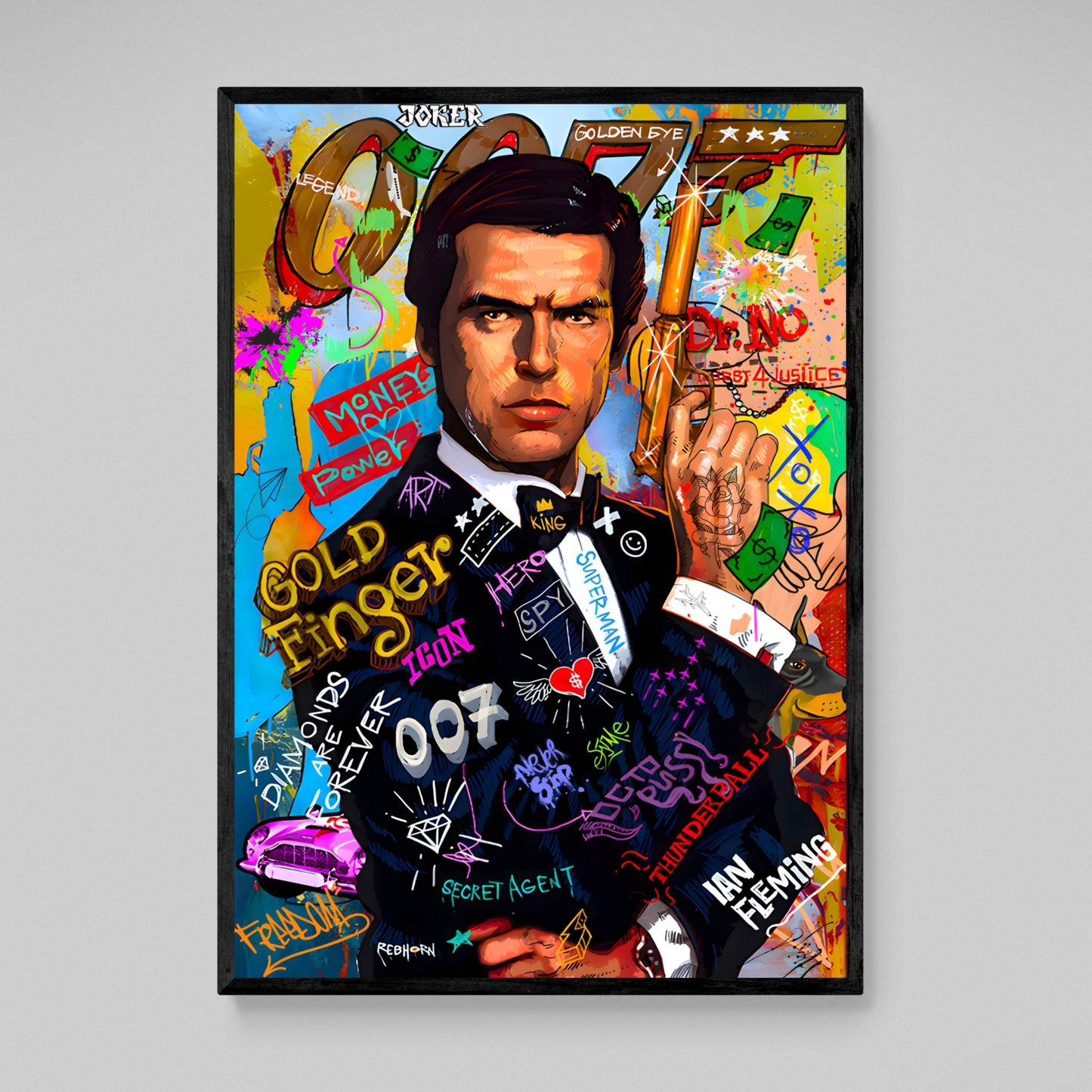 Cuadro James Bond Pop Art - La Casa Del Cuadro
