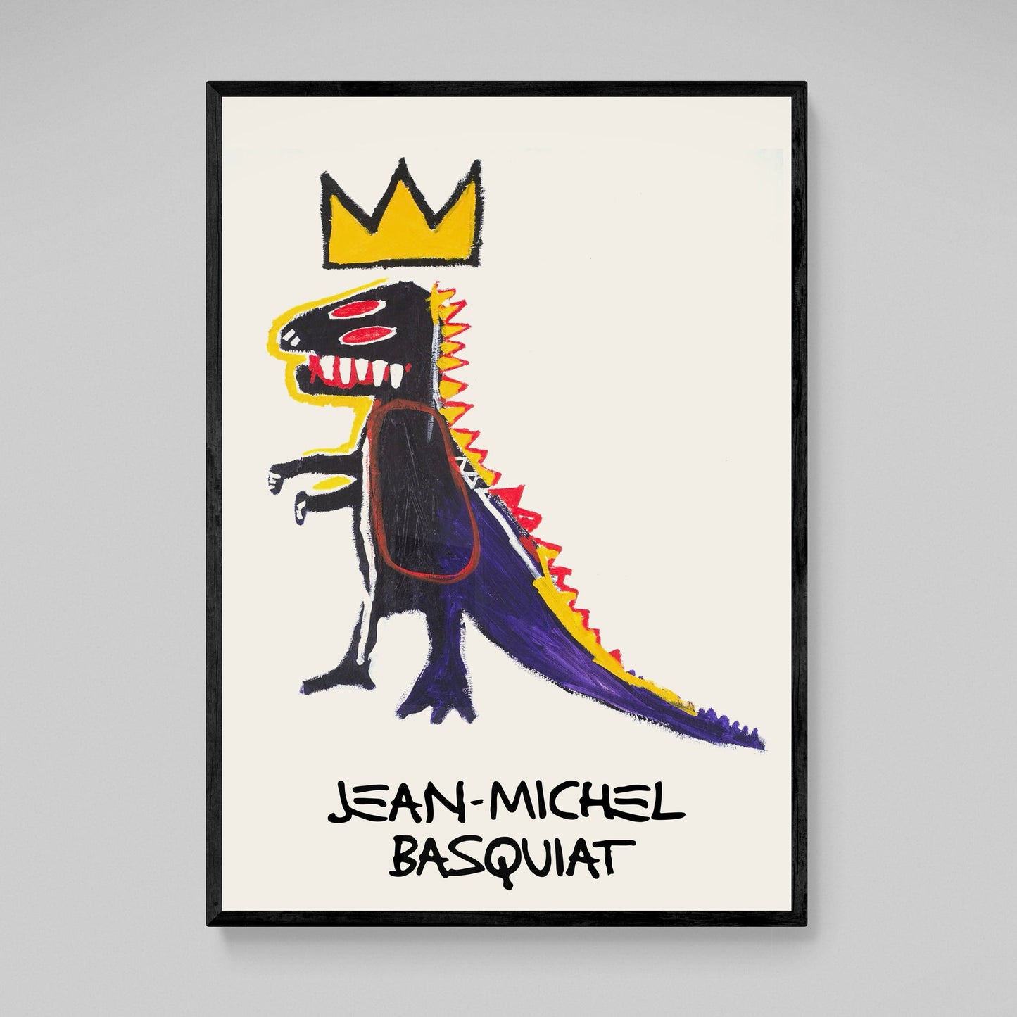 Cuadro Jean-Michel Basquiat Dinosaurio - La Casa Del Cuadro