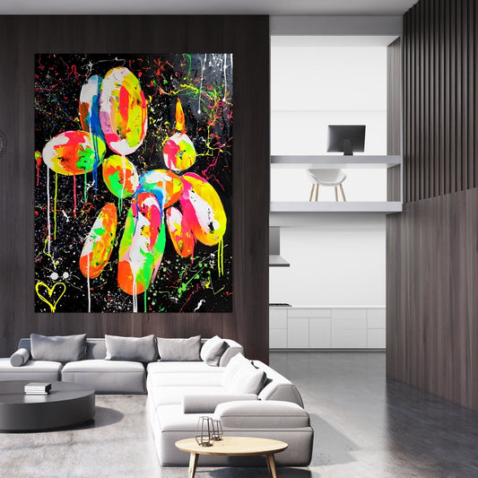 Cuadro Jeff Koons Graffiti - La Casa Del Cuadro