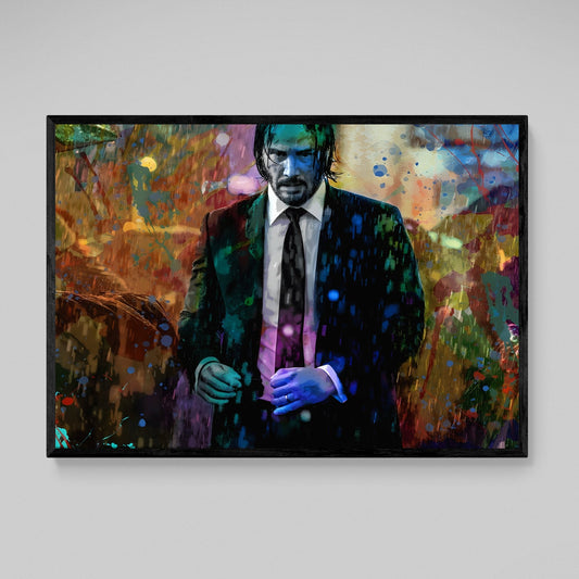 Cuadro John Wick Pop Art - La Casa Del Cuadro