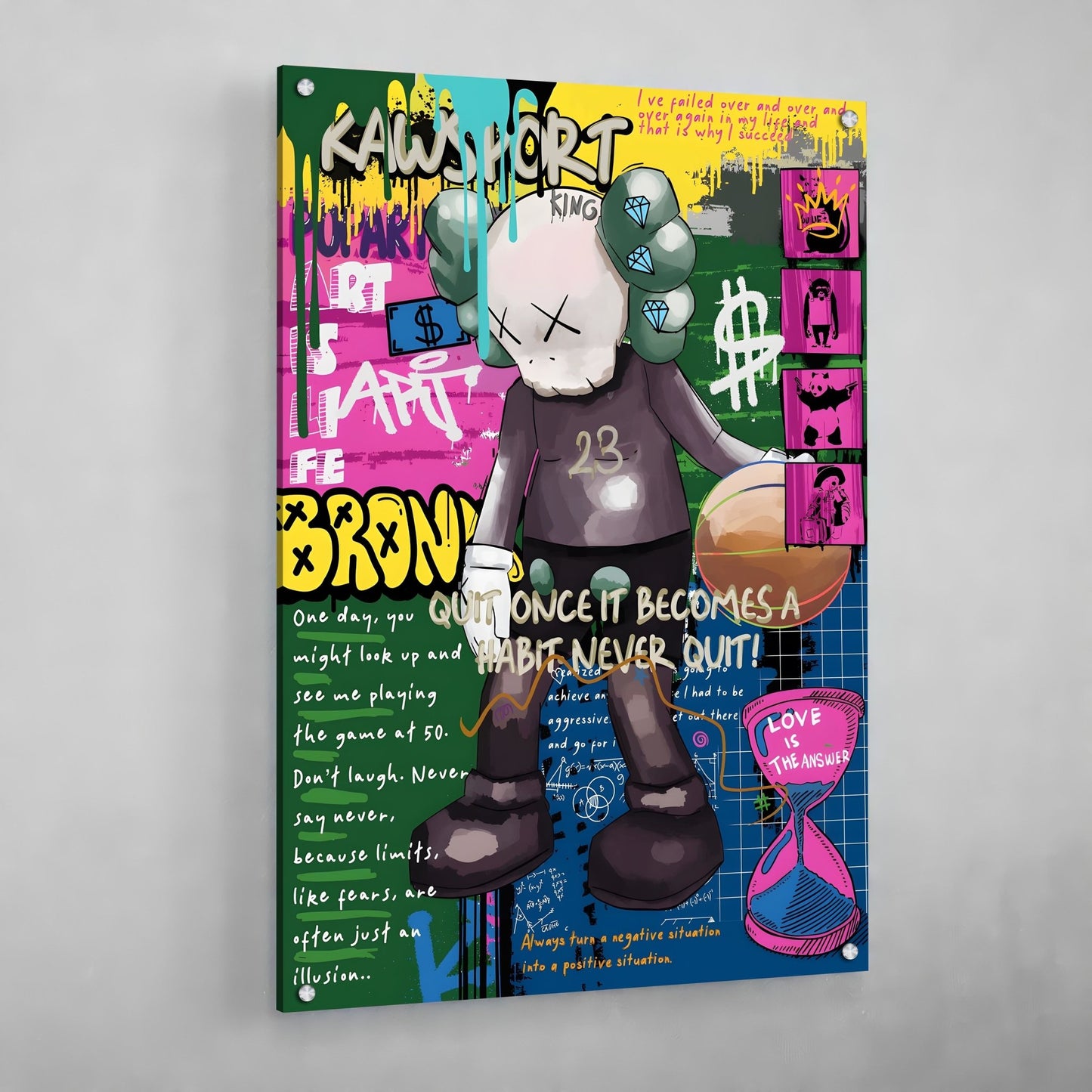 Cuadro Kaws Baloncesto - La Casa Del Cuadro