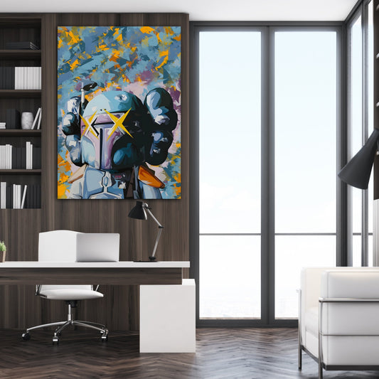 Cuadro Kaws Boba Fett - La Casa Del Cuadro