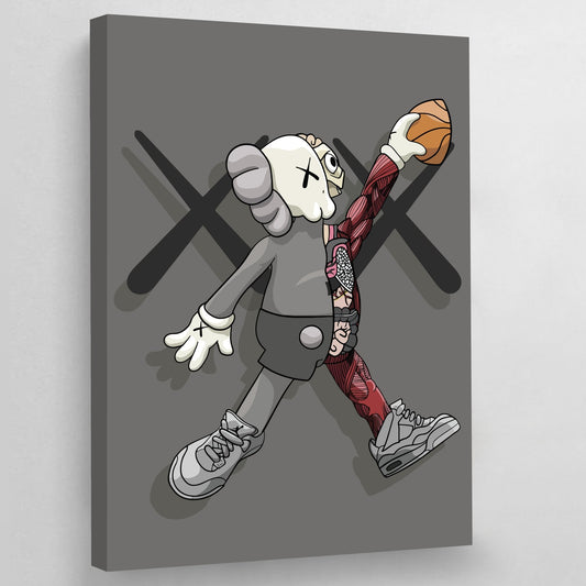 Cuadro Kaws Jordan - La Casa Del Cuadro