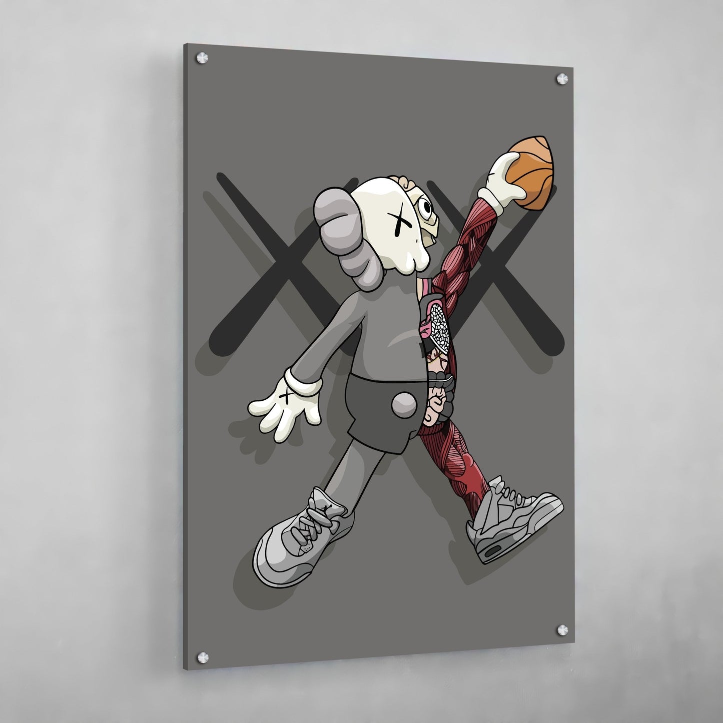 Cuadro Kaws Jordan - La Casa Del Cuadro