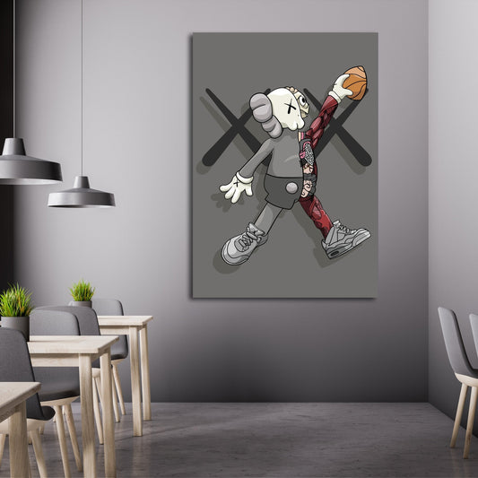 Cuadro Kaws Jordan - La Casa Del Cuadro