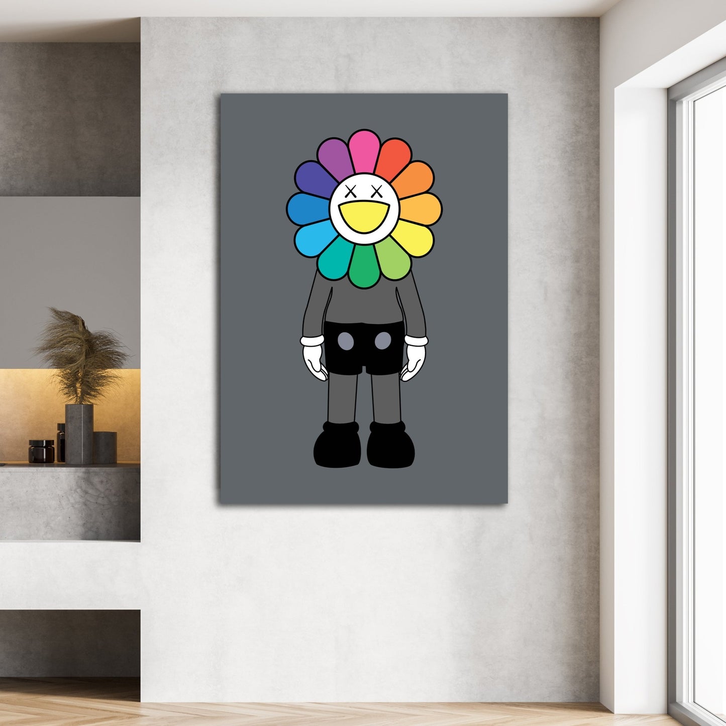 Cuadro Kaws Takashi Murakami - La Casa Del Cuadro