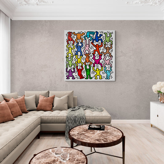 Cuadro Keith Haring - La Casa Del Cuadro