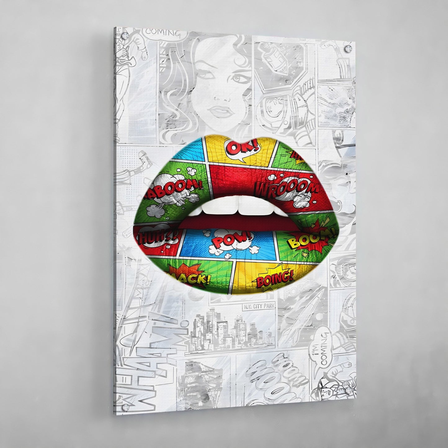 Cuadro Labios Pop Art - La Casa Del Cuadro