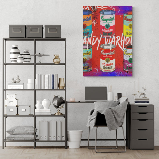 Cuadro Latas De Sopa Campbell - La Casa Del Cuadro