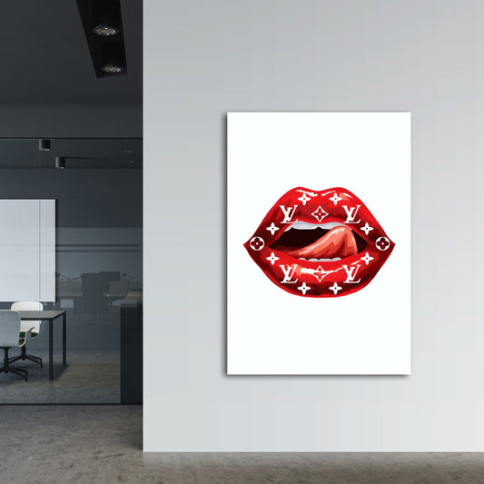 Cuadro Louis Vuitton Labios - La Casa Del Cuadro
