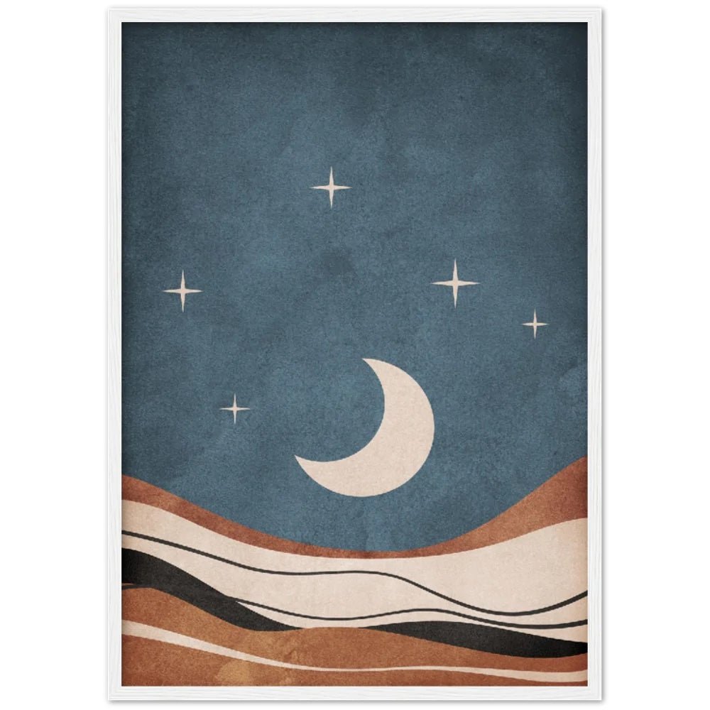 Cuadro Luna Minimalista - La Casa Del Cuadro