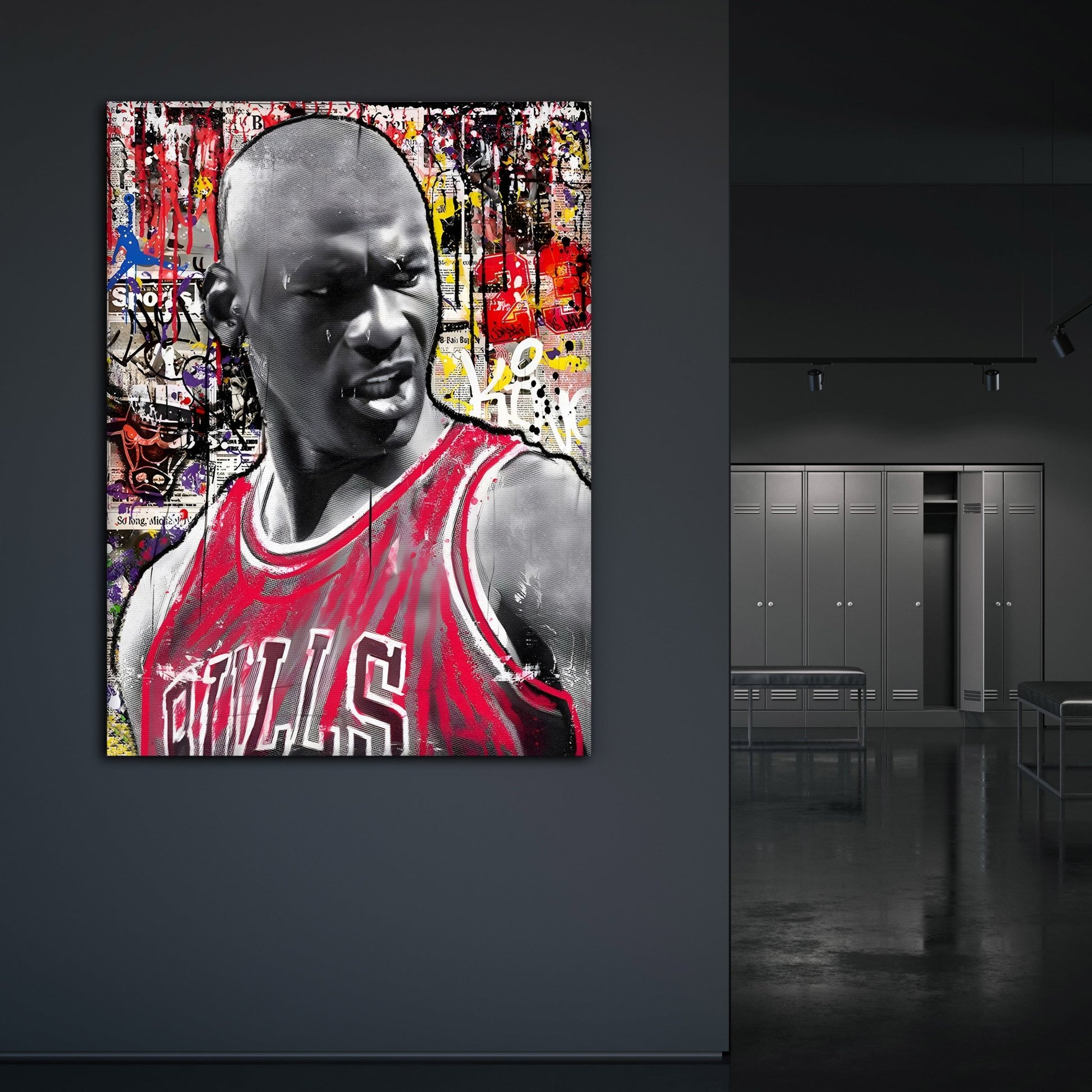 Cuadro Michael Jordan Graffiti - La Casa Del Cuadro