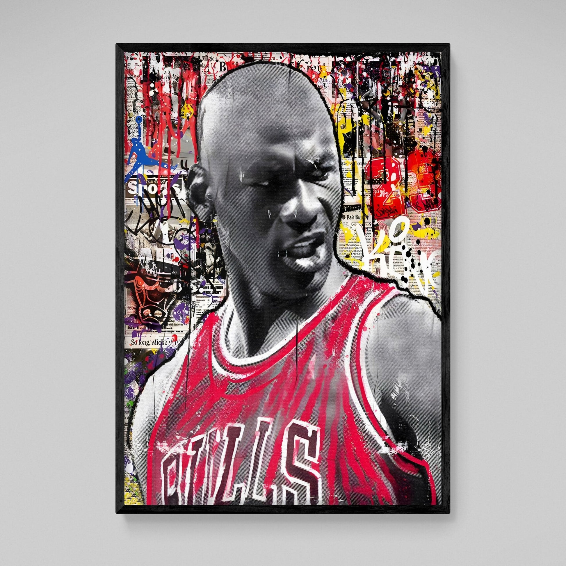 Cuadro Michael Jordan Graffiti - La Casa Del Cuadro