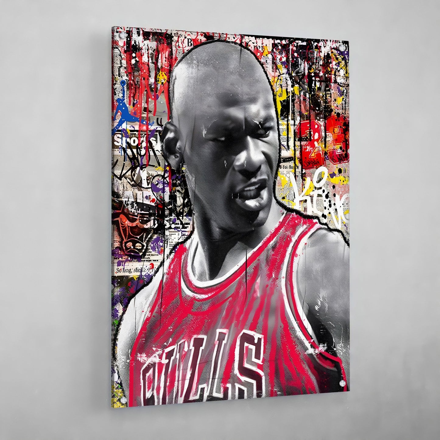 Cuadro Michael Jordan Graffiti - La Casa Del Cuadro