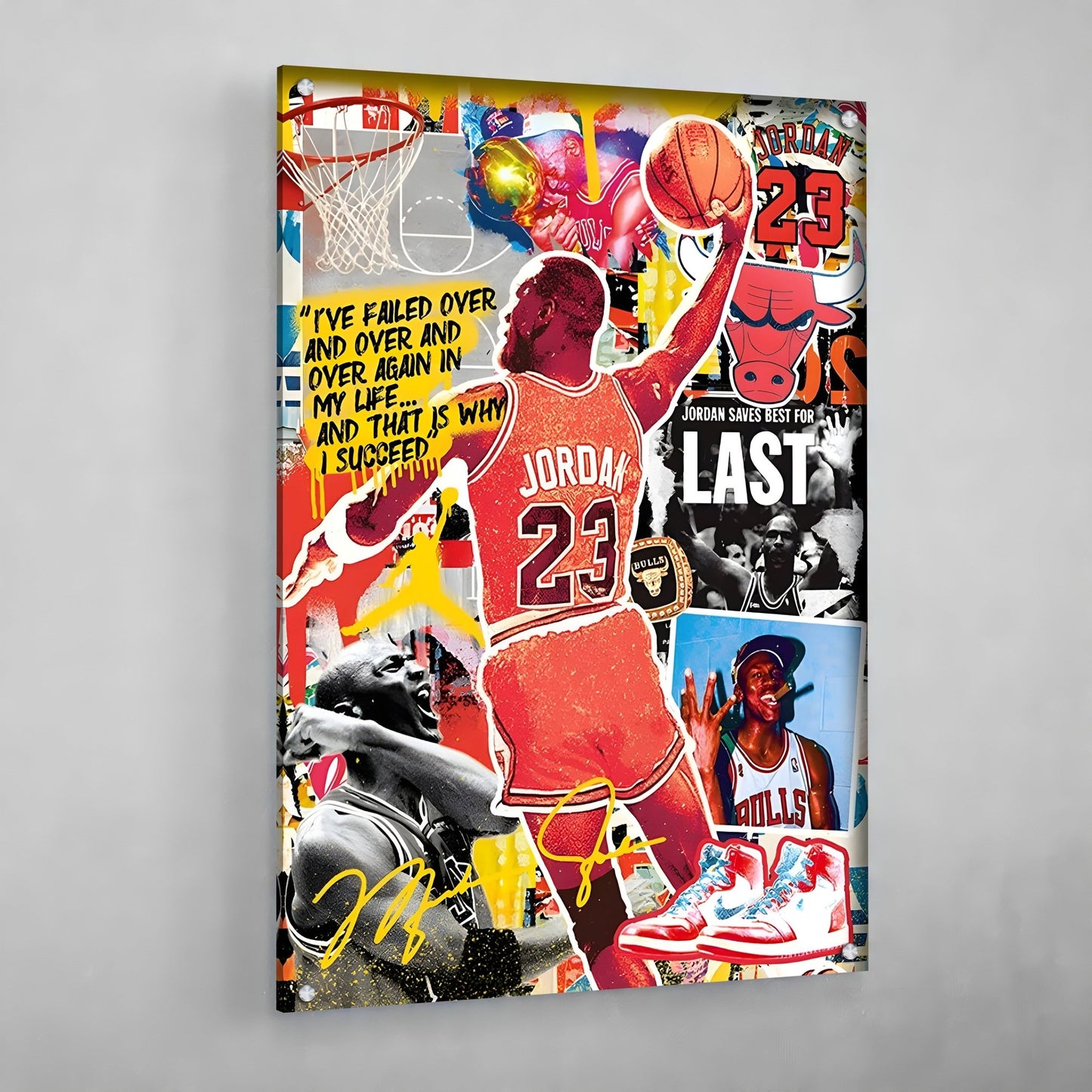 Cuadro Michael Jordan Pop Art - La Casa Del Cuadro