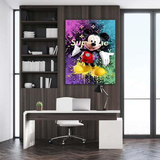 Cuadro Mickey Mouse Pop Art - La Casa Del Cuadro