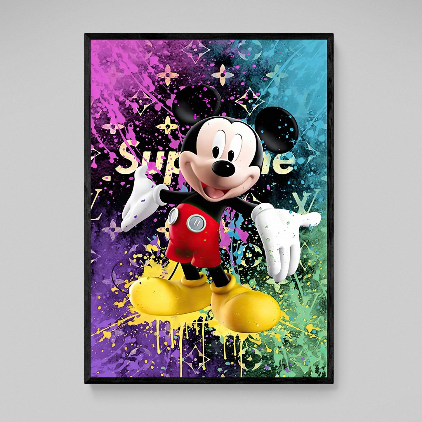 Cuadro Mickey Mouse Pop Art - La Casa Del Cuadro