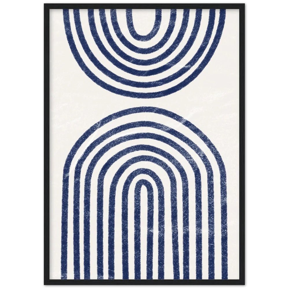 Cuadro Minimalista Azul - La Casa Del Cuadro