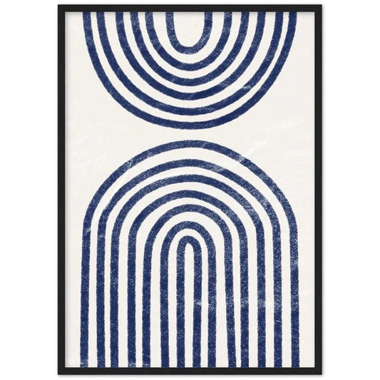 Cuadro Minimalista Azul - La Casa Del Cuadro