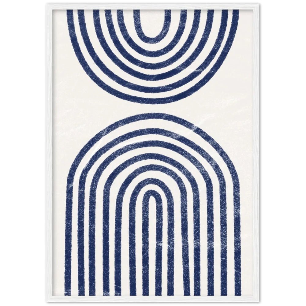 Cuadro Minimalista Azul - La Casa Del Cuadro