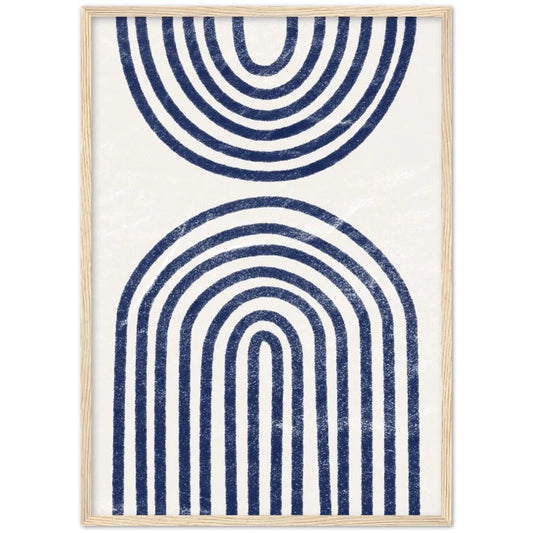 Cuadro Minimalista Azul - La Casa Del Cuadro