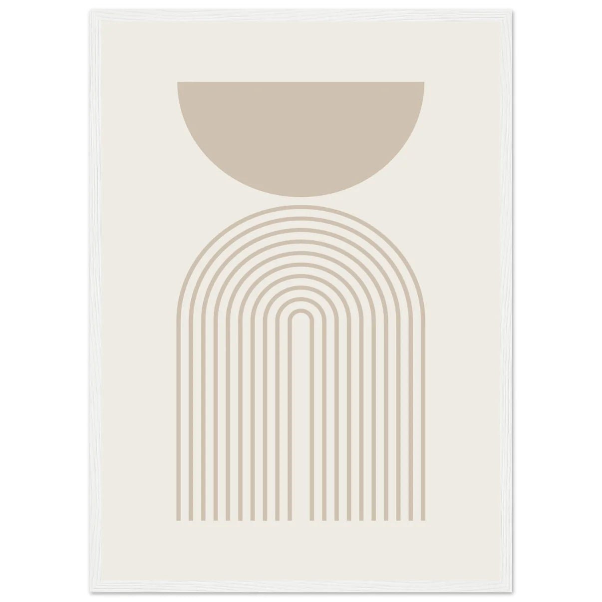 Cuadro Minimalista Beige - La Casa Del Cuadro