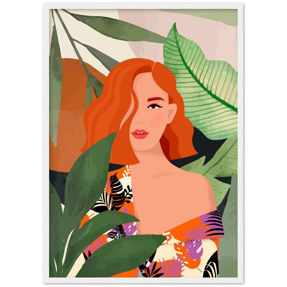 Cuadro Minimalista Boho Mujer - La Casa Del Cuadro