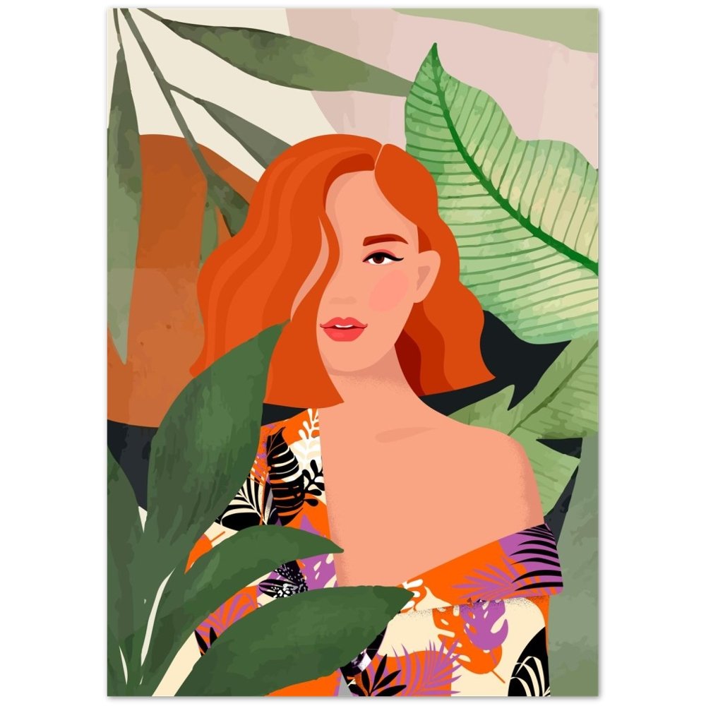 Cuadro Minimalista Boho Mujer - La Casa Del Cuadro