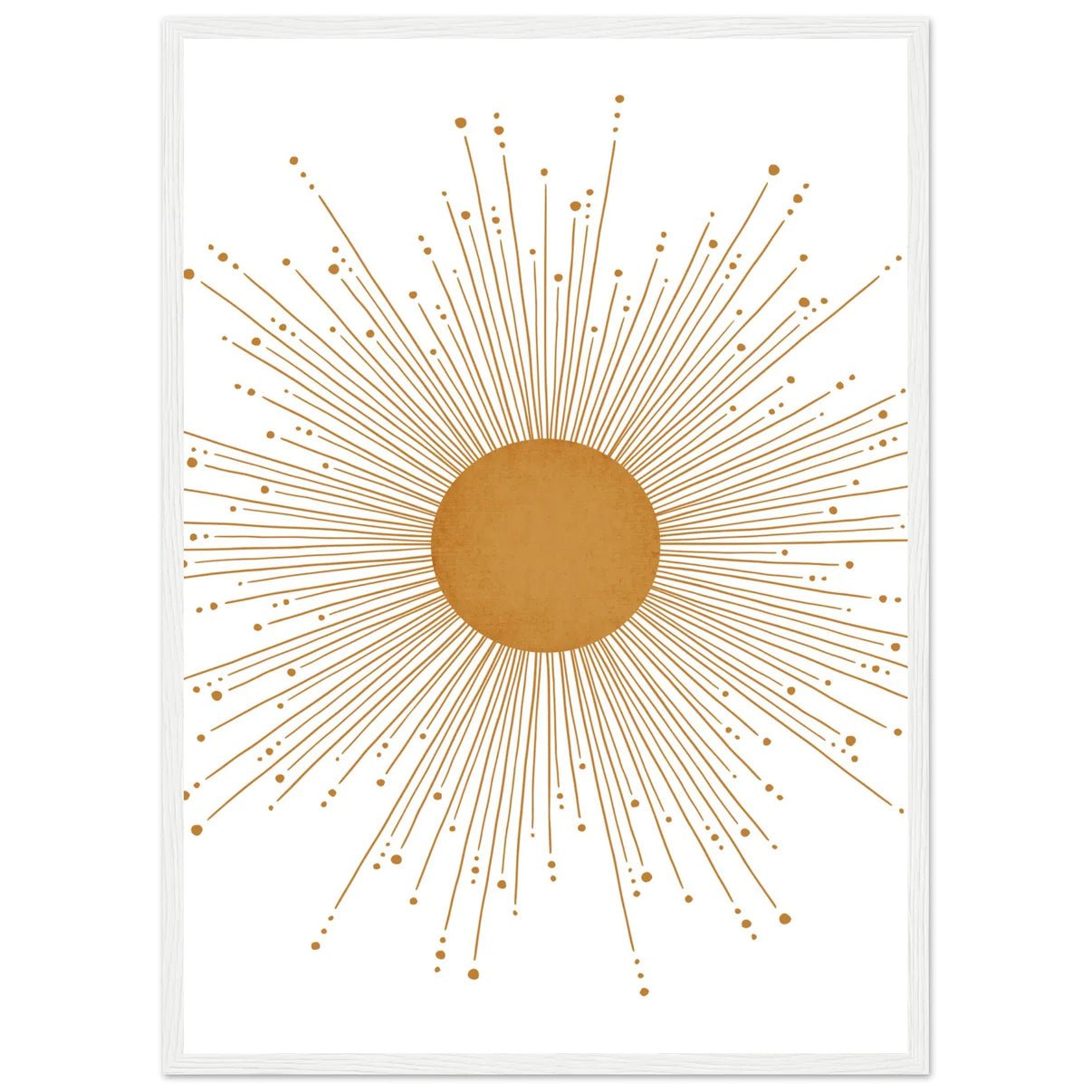 Cuadro Minimalista Boho Sol - La Casa Del Cuadro