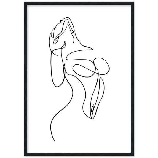 Cuadro Minimalista Cuerpo Mujer - La Casa Del Cuadro