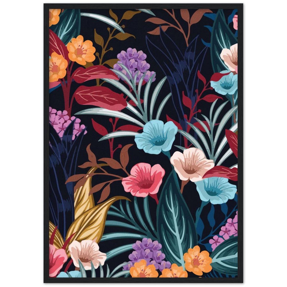 Cuadro Minimalista Flores - La Casa Del Cuadro