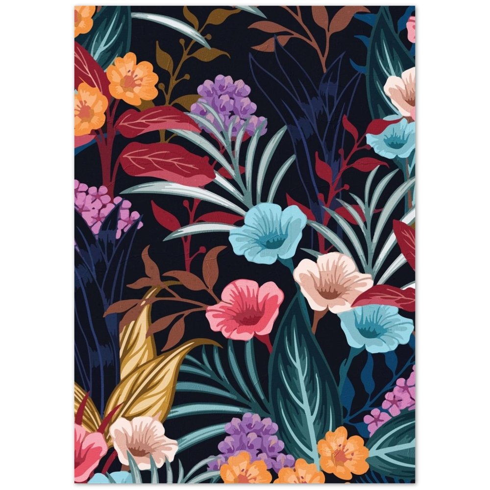 Cuadro Minimalista Flores - La Casa Del Cuadro