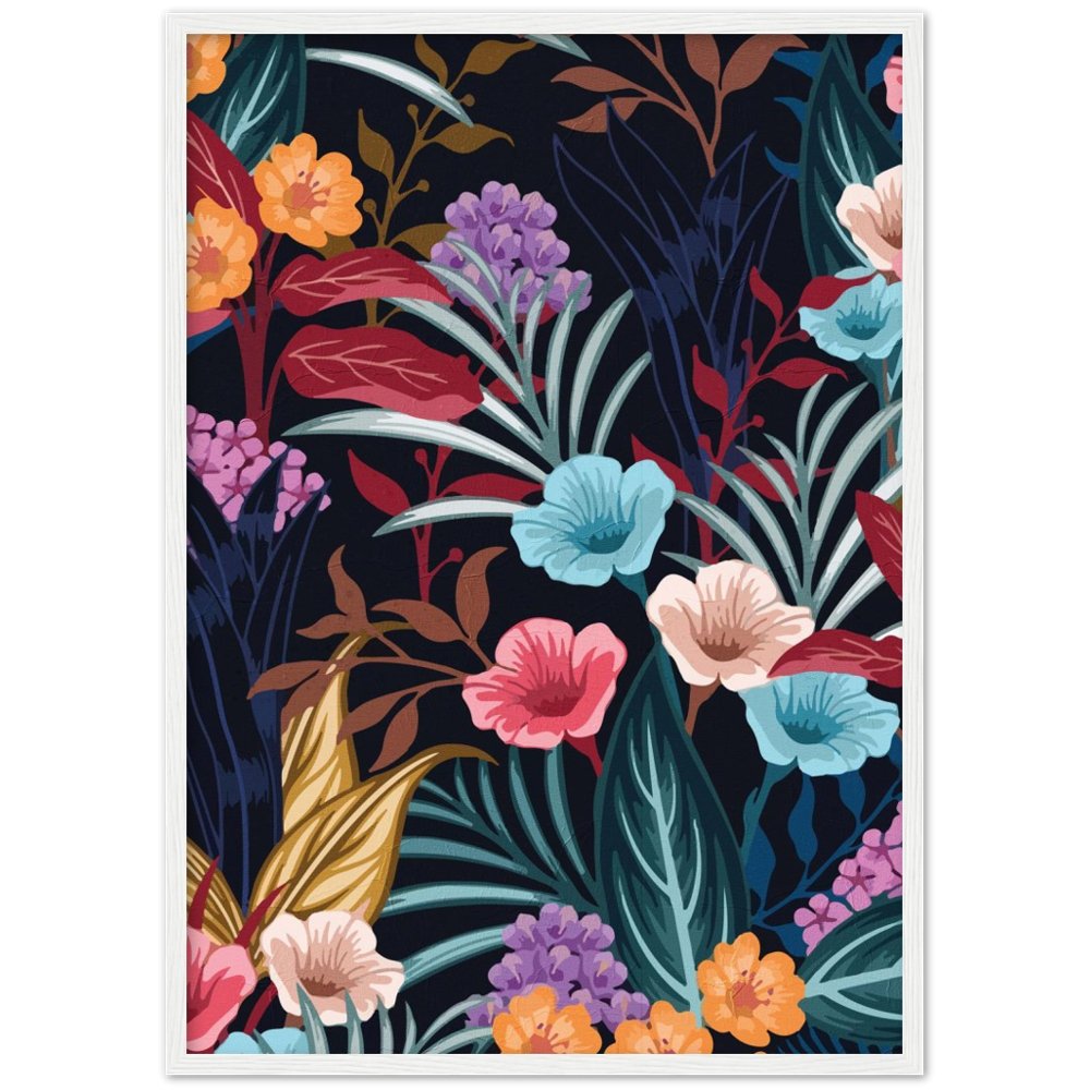 Cuadro Minimalista Flores - La Casa Del Cuadro