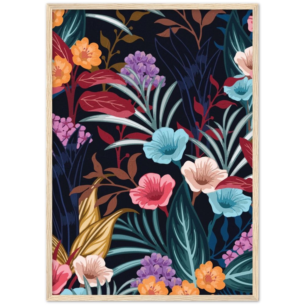 Cuadro Minimalista Flores - La Casa Del Cuadro