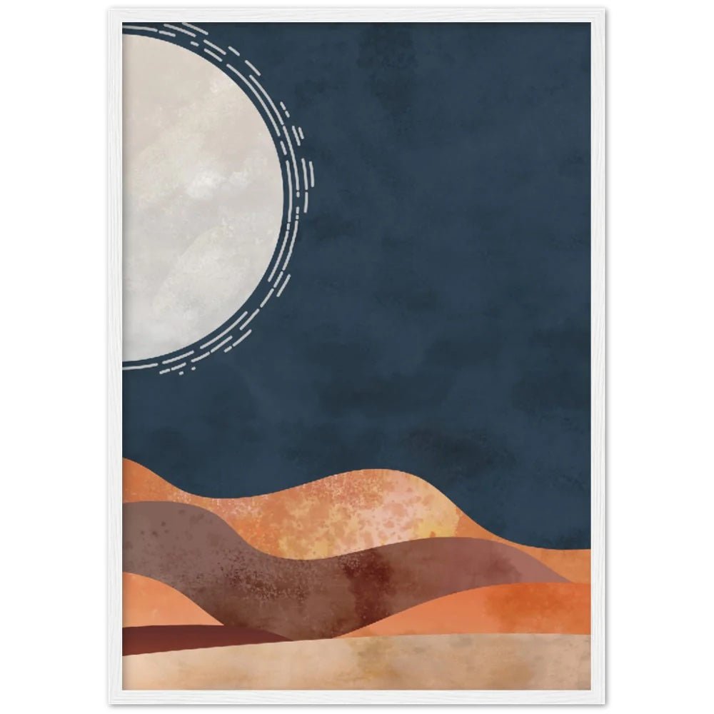 Cuadro Minimalista Luna - La Casa Del Cuadro