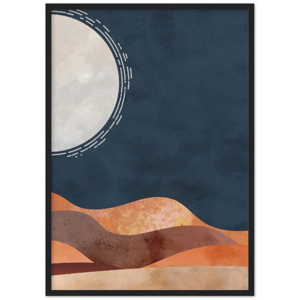 Cuadro Minimalista Luna - La Casa Del Cuadro