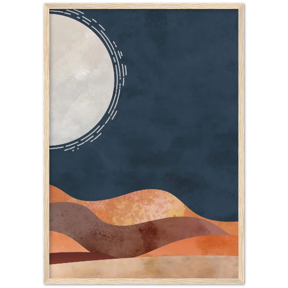 Cuadro Minimalista Luna - La Casa Del Cuadro