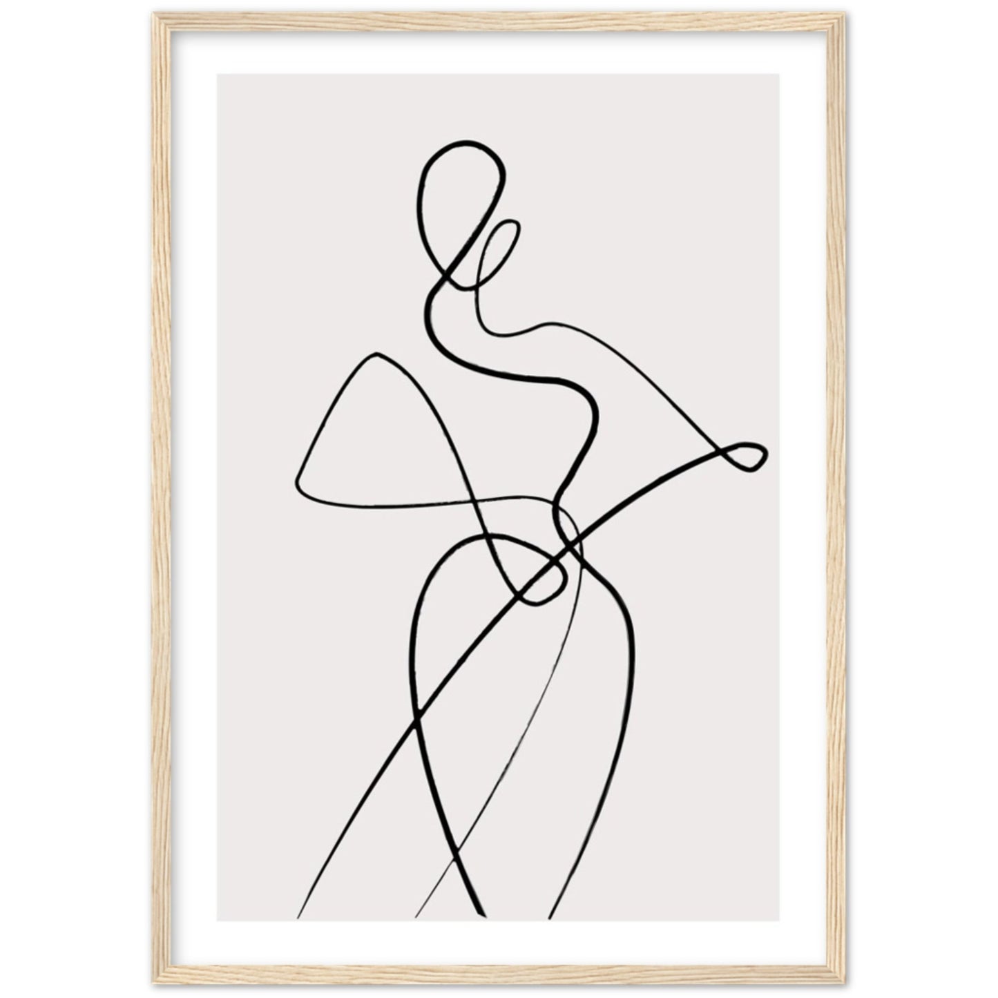 Cuadro Minimalista Moda Mujer - La Casa Del Cuadro