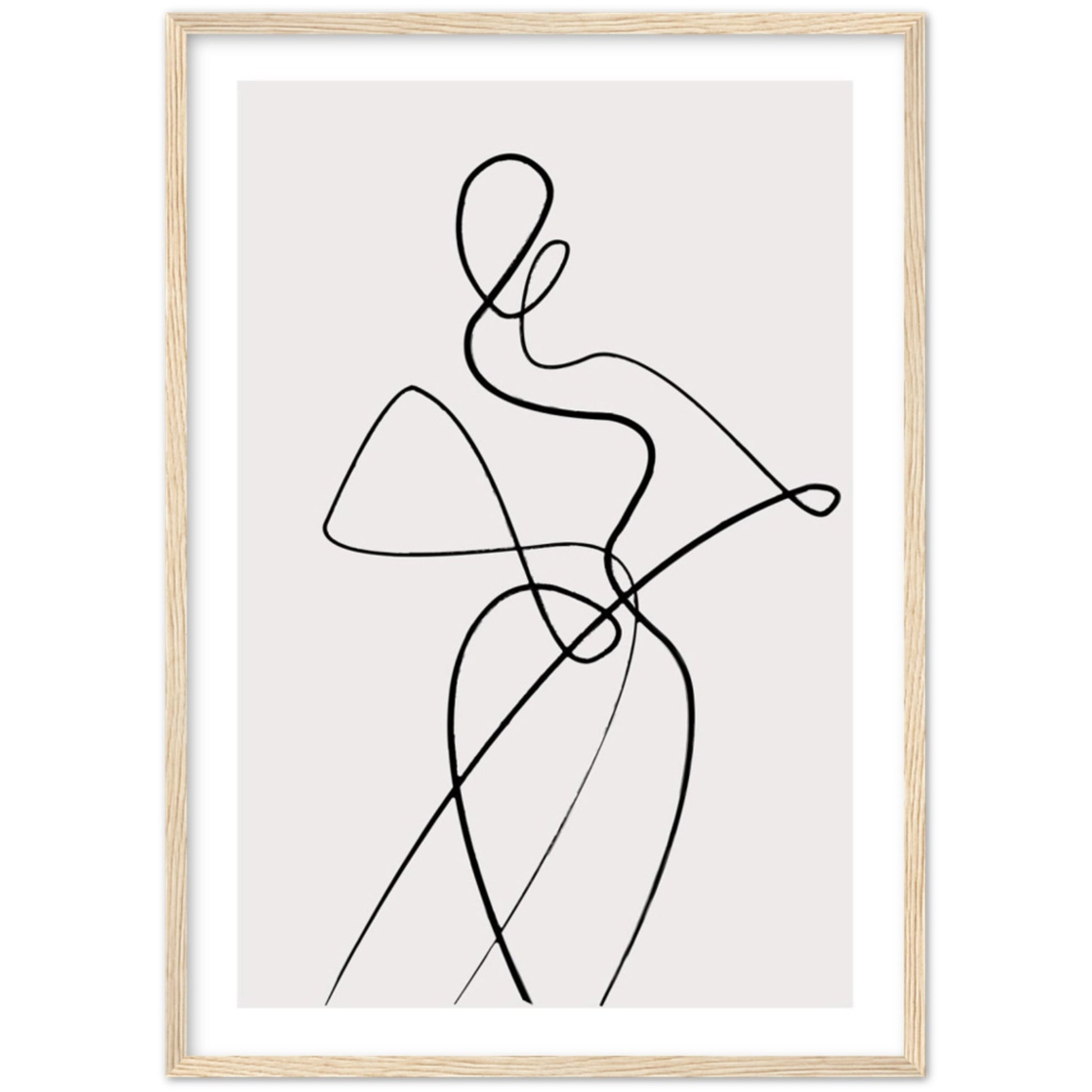 Cuadro Minimalista Moda Mujer - La Casa Del Cuadro