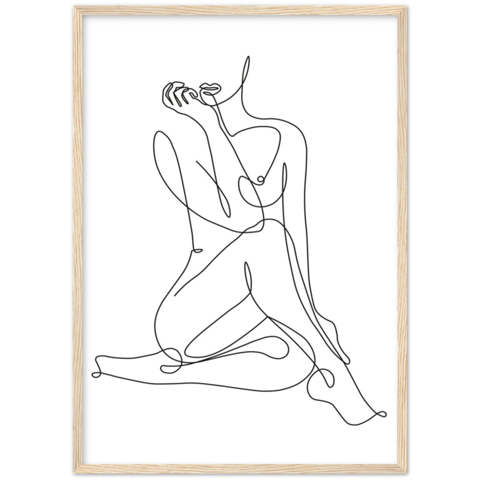 Cuadro Minimalista Mujer - La Casa Del Cuadro