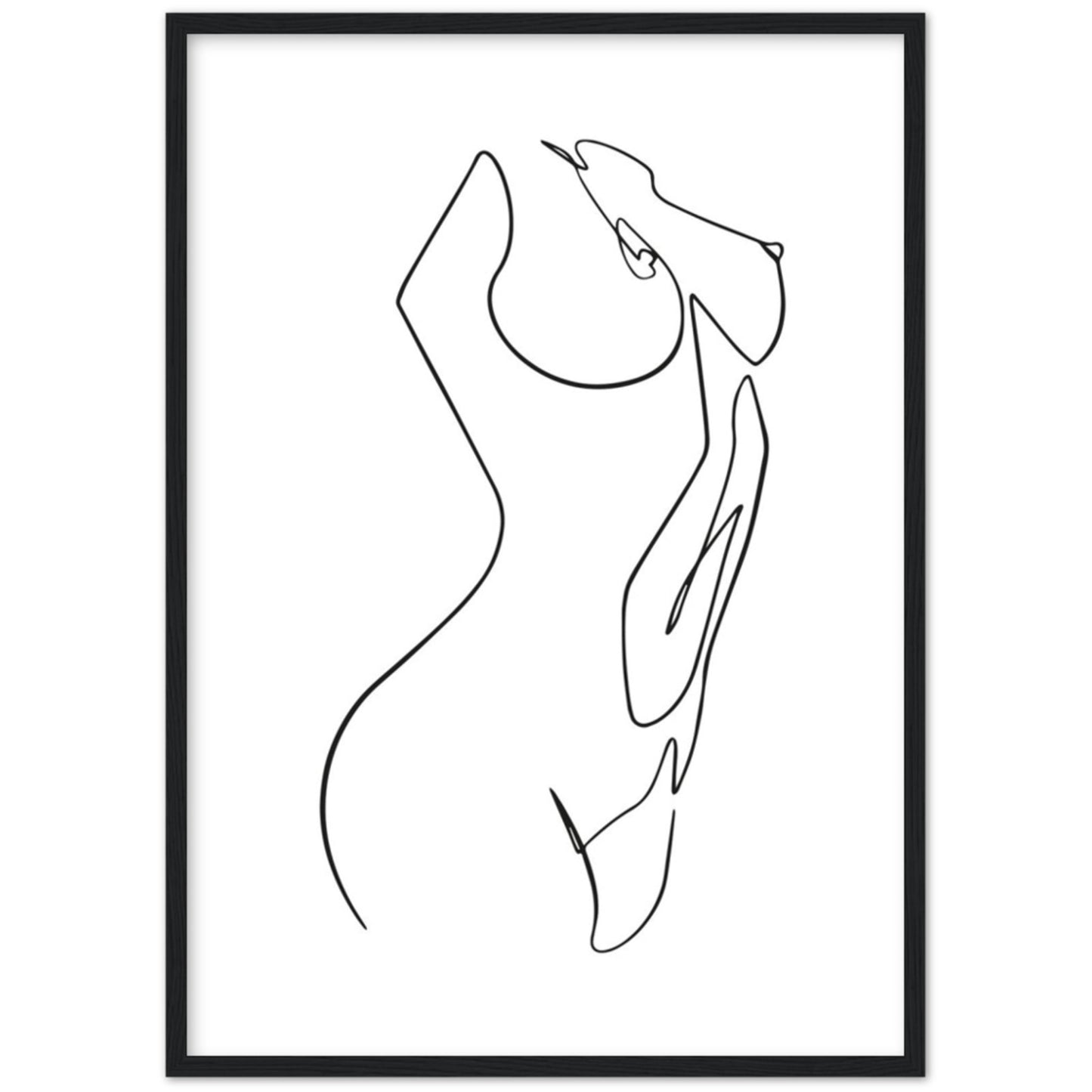 Cuadro Minimalista Mujer Desnuda - La Casa Del Cuadro