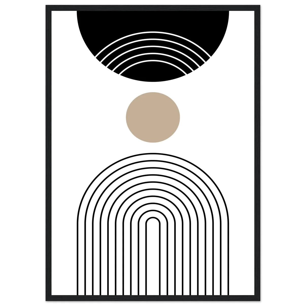 Cuadro Minimalista Negro - La Casa Del Cuadro