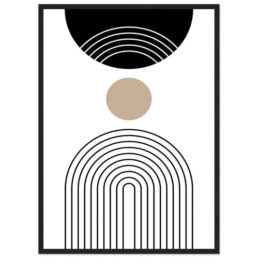 Cuadro Minimalista Negro - La Casa Del Cuadro