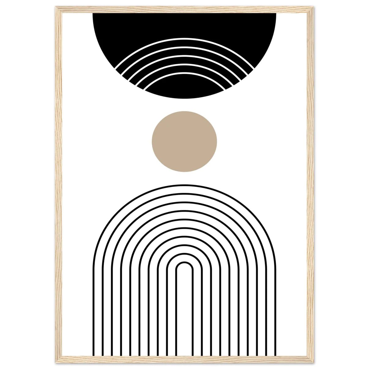 Cuadro Minimalista Negro - La Casa Del Cuadro